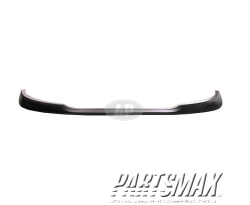 630 | 2004-2004 FORD F-150 HERITAGE Front bumper impact strip top pad; w/bright face bar; w/o Lightning; black - paint to match; Heritage | FO1057282|3L3Z17K833AAA