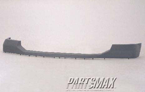 1057 | 2005-2007 FORD F-350 SUPER DUTY Front bumper impact strip top pad; textured finish; platinum | FO1057293|5C3Z17D957AAA