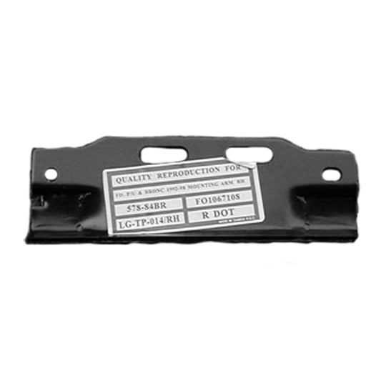 1067 | 1997-1997 FORD F-150 RT Front bumper bracket mounting arm | FO1067108|F2TZ17752A