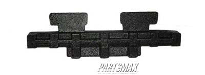 1070 | 2005-2009 FORD MUSTANG Front bumper energy absorber base model; upper | FO1070167|5R3Z17C947AA