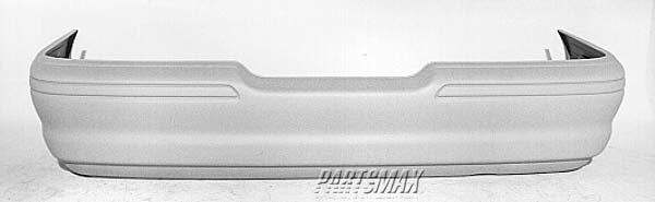 1100 | 1992-1996 FORD ESCORT Rear bumper cover 2dr hatchback; std/LX; prime | FO1100156|F2CZ17906A