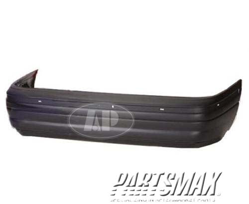 1100 | 1992-1996 FORD ESCORT Rear bumper cover 4dr sedan; prime | FO1100239|FOKY17906A