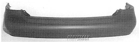 1100 | 1996-1999 FORD TAURUS Rear bumper cover 4dr wagon; prime | FO1100255|XF1Z17K835BA