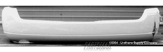 2430 | 2000-2007 FORD FOCUS Rear bumper cover 4dr wagon; prime | FO1100292|6S4Z17K835GAPTM