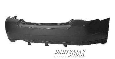 2430 | 2008-2009 FORD TAURUS Rear bumper cover w/o rear object sensors | FO1100627|8G1Z17K835AAPTM