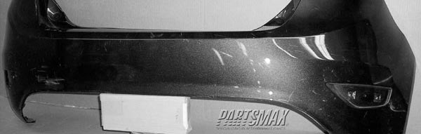 1100 | 2011-2013 FORD FIESTA Rear bumper cover H/B; w/o Rear Object Sensors; prime | FO1100674|AE8Z17K835BAPTM