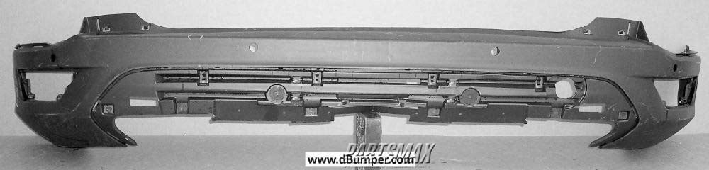 1100 | 2013-2016 FORD ESCAPE Rear bumper cover w/Rear Object Sensors; Textured | FO1100689|CJ5Z17K835CA