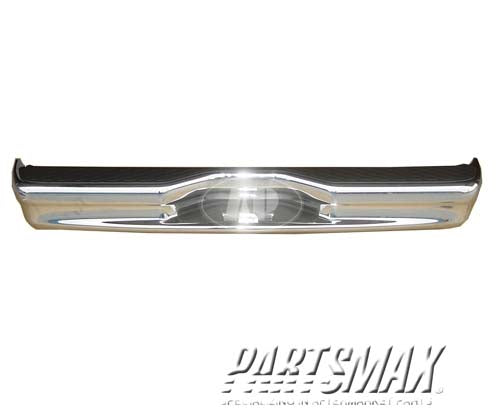 1102 | 1992-2002 FORD E-150 ECONOLINE Rear bumper face bar Step Type; w/o Rear Object Sensors; Chrome | FO1102272|7C2Z17906H