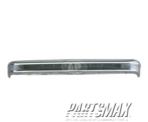 1102 | 1994-2002 FORD E-350 ECONOLINE CLUB WAGON Rear bumper face bar except step type; w/pad; bright | FO1102302|F4UZ17906D