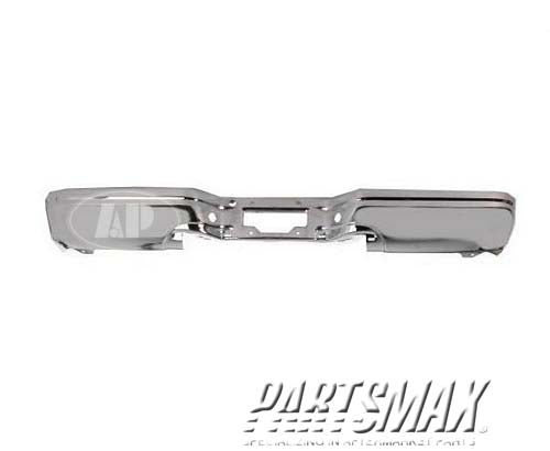 1102 | 1999-2000 FORD F-250 SUPER DUTY Rear bumper face bar bright | FO1102304|YC3Z17906GA