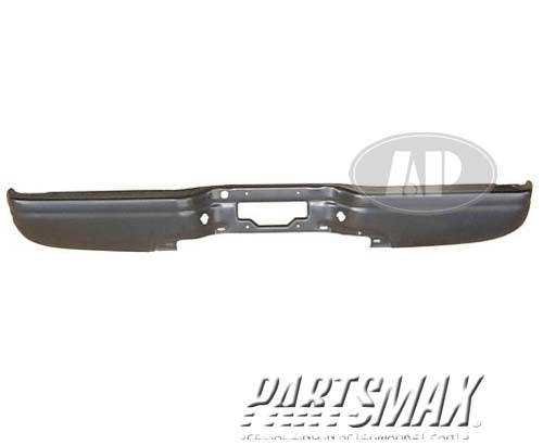 1102 | 2004-2004 FORD F-150 HERITAGE Rear bumper face bar Styleside; step type; except Super Crew; black - paint to match; Heritage | FO1102305|2C3Z17906DA