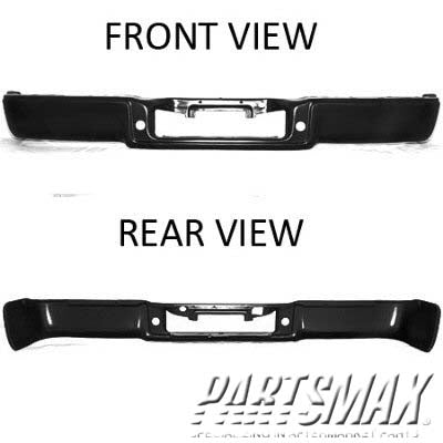 1102 | 2005-2005 FORD F-150 Rear bumper face bar Styleside; w/o park sensor; prime | FO1102351|4L3Z17906GA