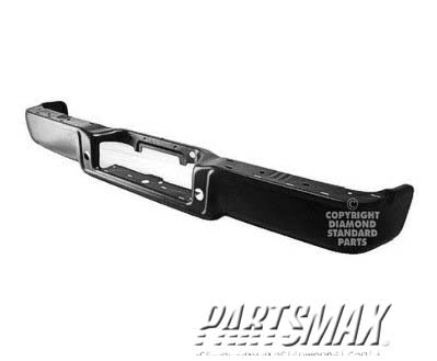 1102 | 2005-2008 FORD F-150 Rear bumper face bar Styleside; w/o park sensor; from 11/30/04; prime | FO1102361|8L3Z17906DPTM