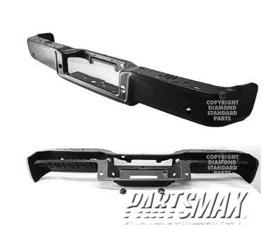 1103 | 2006-2008 LINCOLN MARK LT Rear bumper assembly w/Rear Object Sensors; prime; see notes | FO1103139|8L3Z17906EPTM-PFM