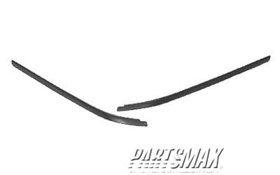 1159 | 1998-2002 LINCOLN TOWN CAR RT Rear bumper impact strip prime | FO1159150|F8VZ17K831AA