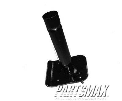 1173 | 1998-2011 LINCOLN TOWN CAR RT Rear bumper energy absorber all | FO1173157|6W1Z17787A