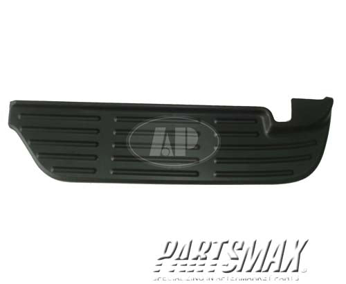 1191 | 1999-2007 FORD F-350 SUPER DUTY Rear bumper step pad right side; upper; black | FO1191114|F81Z17B807AB