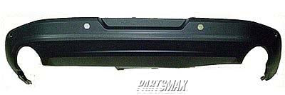 2860 | 2012-2012 FORD MUSTANG Rear bumper valance panel BASE; w/Rear Object Sensors | FO1195121|CR3Z17F828CA