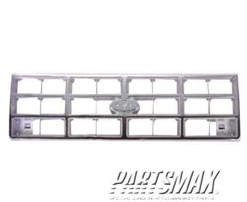 1200 | 1989-1990 FORD BRONCO II Grille assy bright | FO1200150|FOTZ8200D