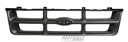 1200 | 1993-1994 FORD RANGER Grille assy 2WD; Flareside; type 1; argent & black | FO1200185|F37Z8200J