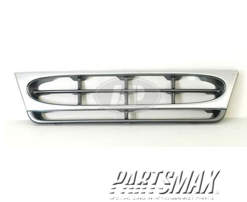 1200 | 1999-2002 FORD E-450 ECONOLINE SUPER DUTY Grille assy argent & bright | FO1200337|F8UZ8200AAA
