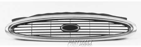 1200 | 1998-2000 FORD CONTOUR Grille assy except SVT | FO1200347|F8RZ8200CEA