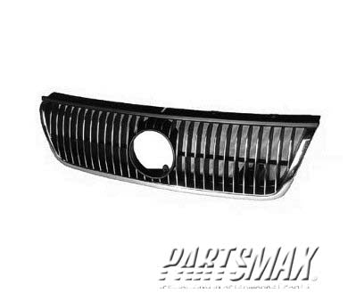 1200 | 1991-1993 MERCURY COUGAR Grille assy LS; bight & black | FO1200365|F1WY8200D