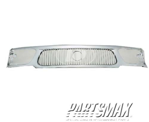 1200 | 1998-2001 MERCURY MOUNTAINEER Grille assy bright & black | FO1200369|F87Z8200LBY