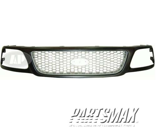 1200 | 2004-2004 FORD F-150 HERITAGE Grille assy XL|XLT; w/o STX Edition; Honeycomb; PTM | FO1200370|3L3Z8200BA