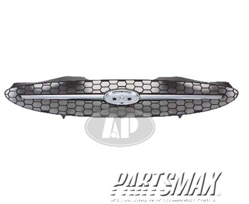 1200 | 2002-2003 FORD TAURUS Grille assy w/frame; black; except Sport Edition | FO1200373|YF1Z8200AA