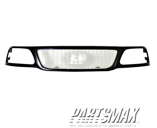 1200 | 1999-2002 FORD EXPEDITION Grille assy Eddie Bauer; matte black; paint to match | FO1200378|XL1Z8200DAA