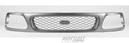 1200 | 1997-2003 FORD F-150 Grille assy 4WD; bright & gray | FO1200380|FO1200380