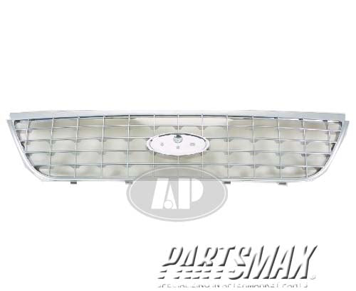 1200 | 2002-2005 FORD EXPLORER Grille assy Eddie Bauer/Limited; bright & silver colored | FO1200397|1L2Z8200AAC