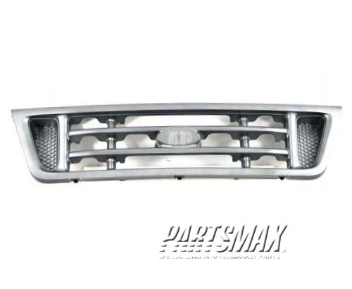 1200 | 2003-2007 FORD E-350 SUPER DUTY Grille assy Platinum | FO1200429|2C2Z8200BAA