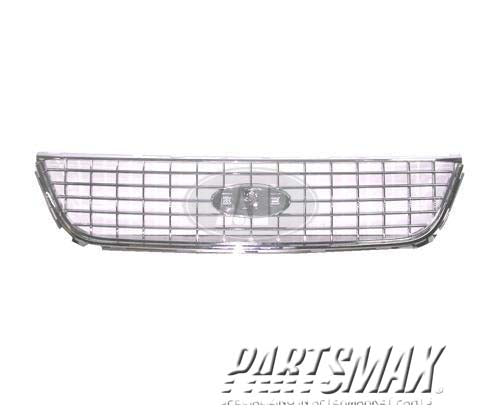 860 | 2004-2007 FORD FREESTAR Grille assy SEL/Limited; bright | FO1200445|3F2Z8200AA