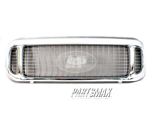 1200 | 2002-2004 FORD EXCURSION Grille assy bright/charcoal  |  FO1200448 | 1C7Z8200AAA