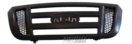 1200 | 2006-2011 FORD RANGER Grille assy black | FO1200473|6L5Z8200CAA