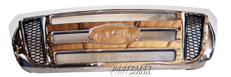 1200 | 2006-2011 FORD RANGER Grille assy bright | FO1200474|6L5Z8200AAA