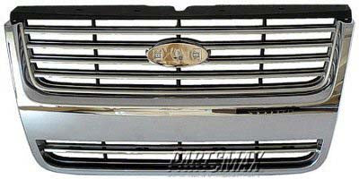 1200 | 2006-2010 FORD EXPLORER Grille assy XLT|LIMITED; w/o Ironman Pkg; w/o Sport Pkg | FO1200476|8L2Z8200DA