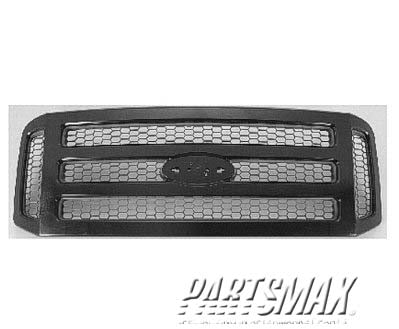 1200 | 2005-2005 FORD EXCURSION Grille assy black | FO1200483|6C3Z8200CH