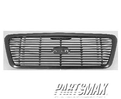 1200 | 2007-2008 FORD F-150 Grille assy FX2; matte black w/black frame | FO1200501|7L3Z8200CPTM