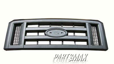 1200 | 2008-2014 FORD E-150 Grille assy Black | FO1200509|8C2Z8200B