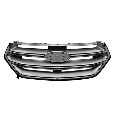 1200 | 2015-2018 FORD EDGE Grille assy SE|SEL|TITANIUM; w/o Front View Camera | FO1200559|FT4Z8200AA