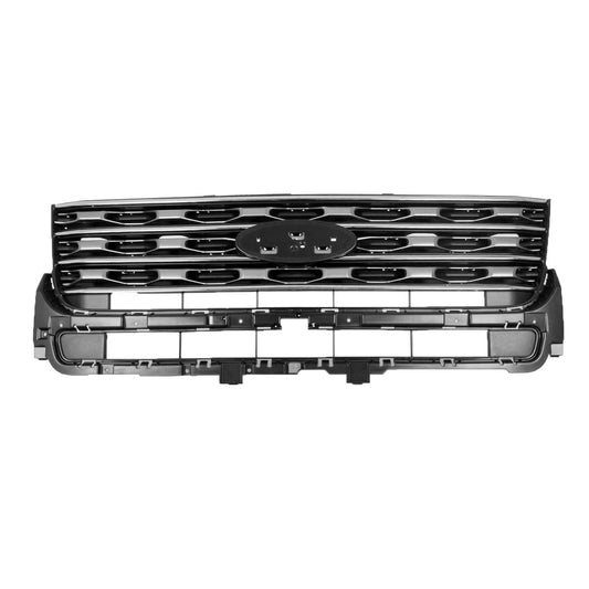860 | 2016-2017 FORD EXPLORER Grille assy LIMITED; Chrome/Silver Lining | FO1200579|FB5Z8200AD