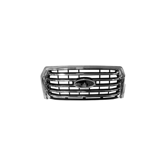 860 | 2015-2017 FORD F-150 Grille assy Billet Style; Chrome No. 3 | FO1200582|FL3Z8200EA