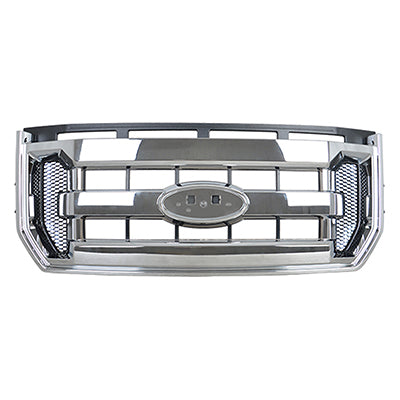 860 | 2015-2017 FORD F-150 Grille assy 3 Bar Style; Chrome | FO1200584|FL3Z8200DA