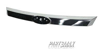 1210 | 2010-2012 FORD FUSION Grille molding Center; Chrome | FO1210106|AE5Z8200A