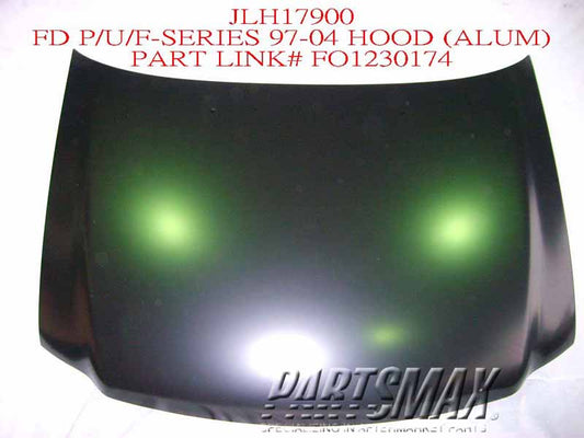 1230 | 1997-2002 FORD EXPEDITION Hood panel assy aluminum | FO1230174|F65Z16612AL