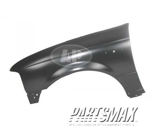 50 | 2004-2011 FORD RANGER LT Front fender assy w/o wheel opening molding | FO1240237|5L5Z16006A