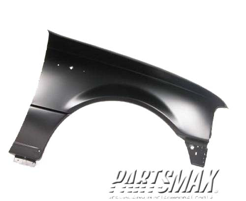 60 | 1998-2003 FORD RANGER RT Front fender assy w/o wheel opening molding | FO1241195|F87Z16005AA